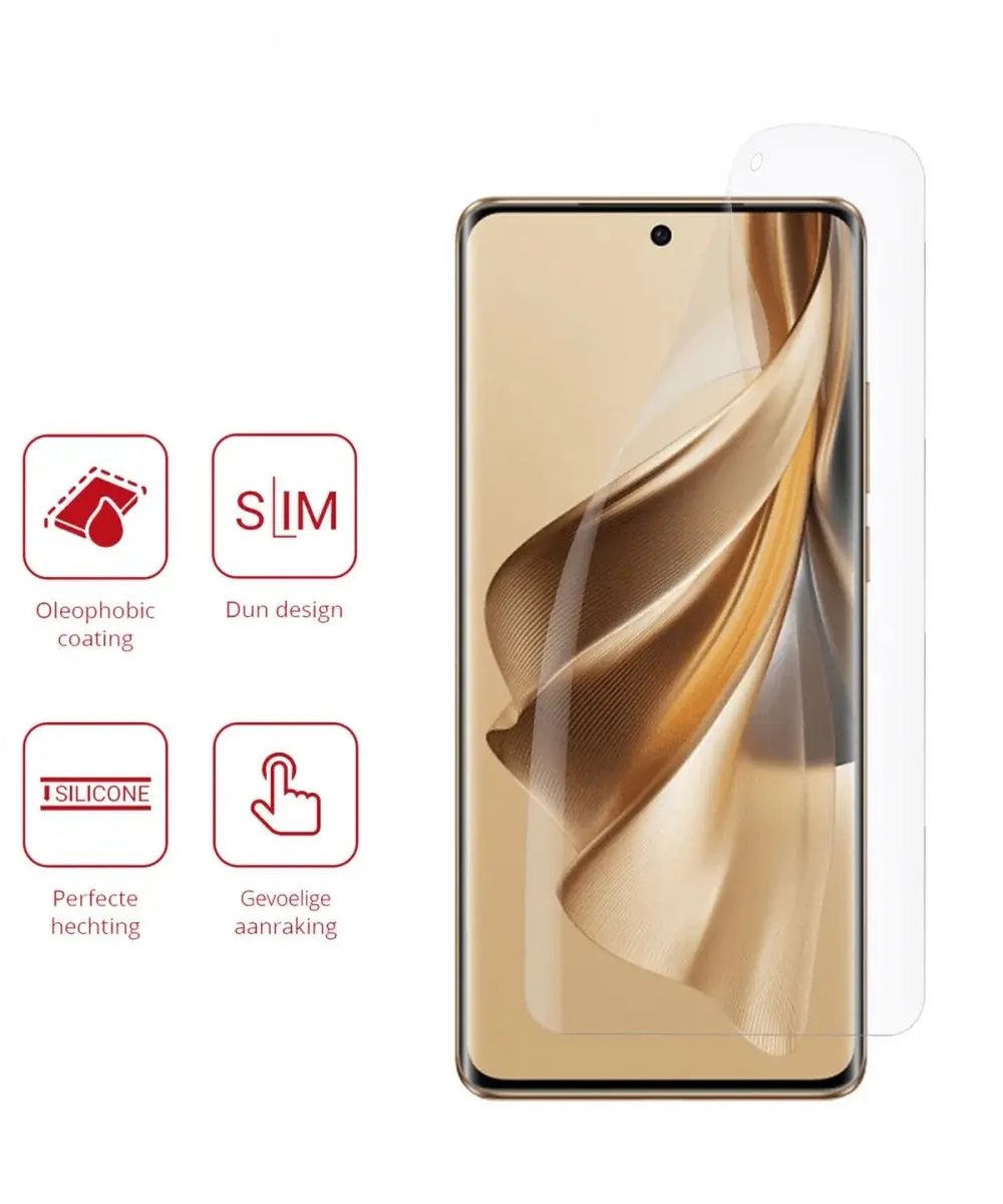 Rosso Screen Protector Ultra Clear 2 Stuks - Oppo Reno 10 Pro
