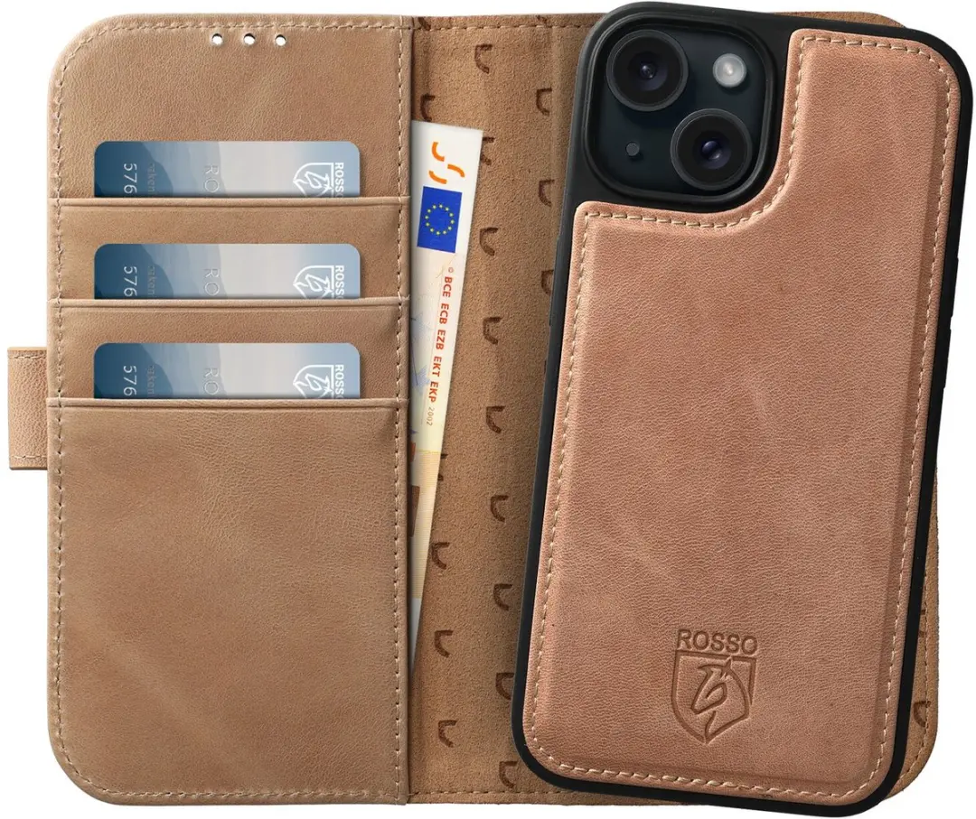 Rosso Elite Hoesje Geschikt voor Apple iPhone 14