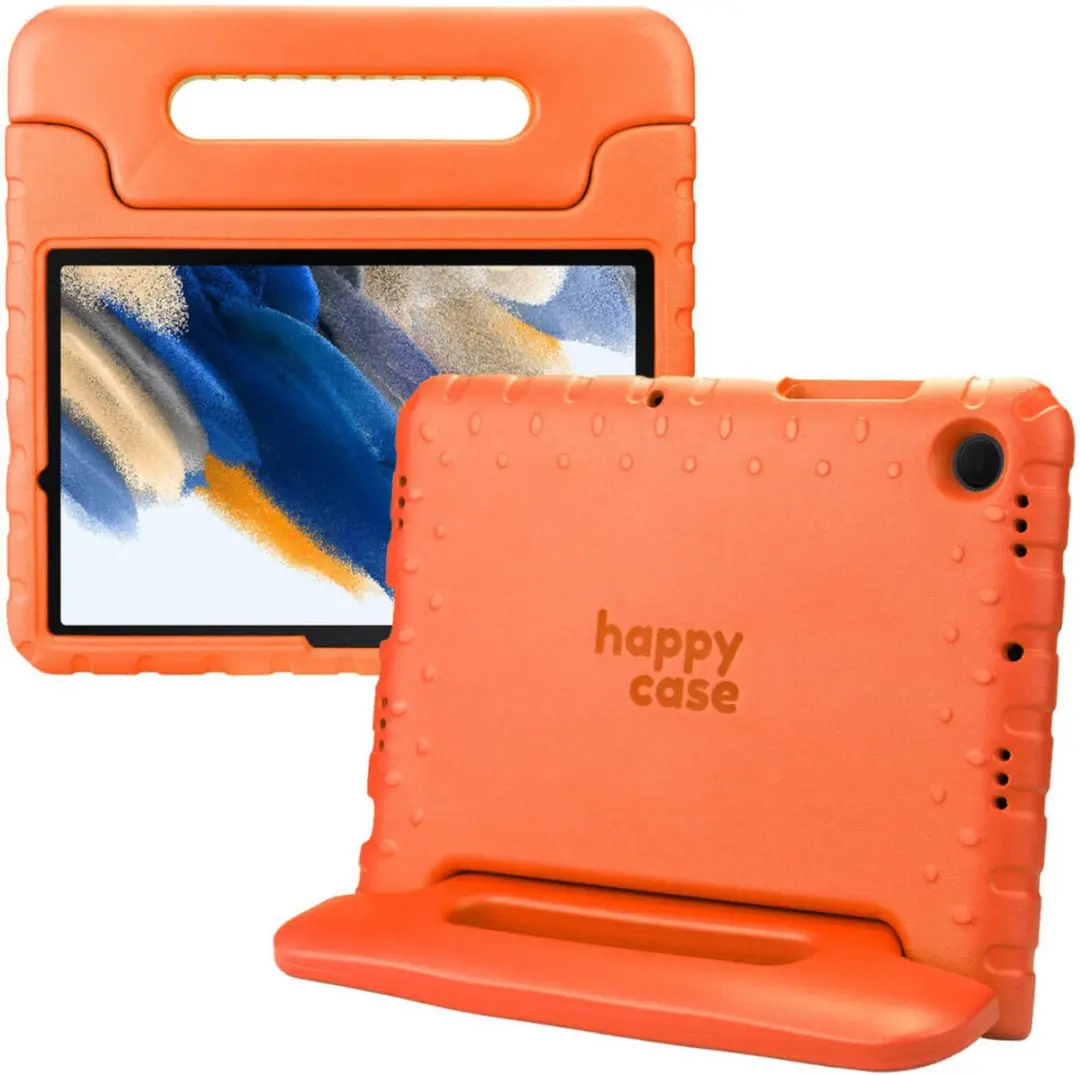 HappyCase Kinder Tablethoes Samsung Galaxy Tab S9 - 11 Inch - Oranje