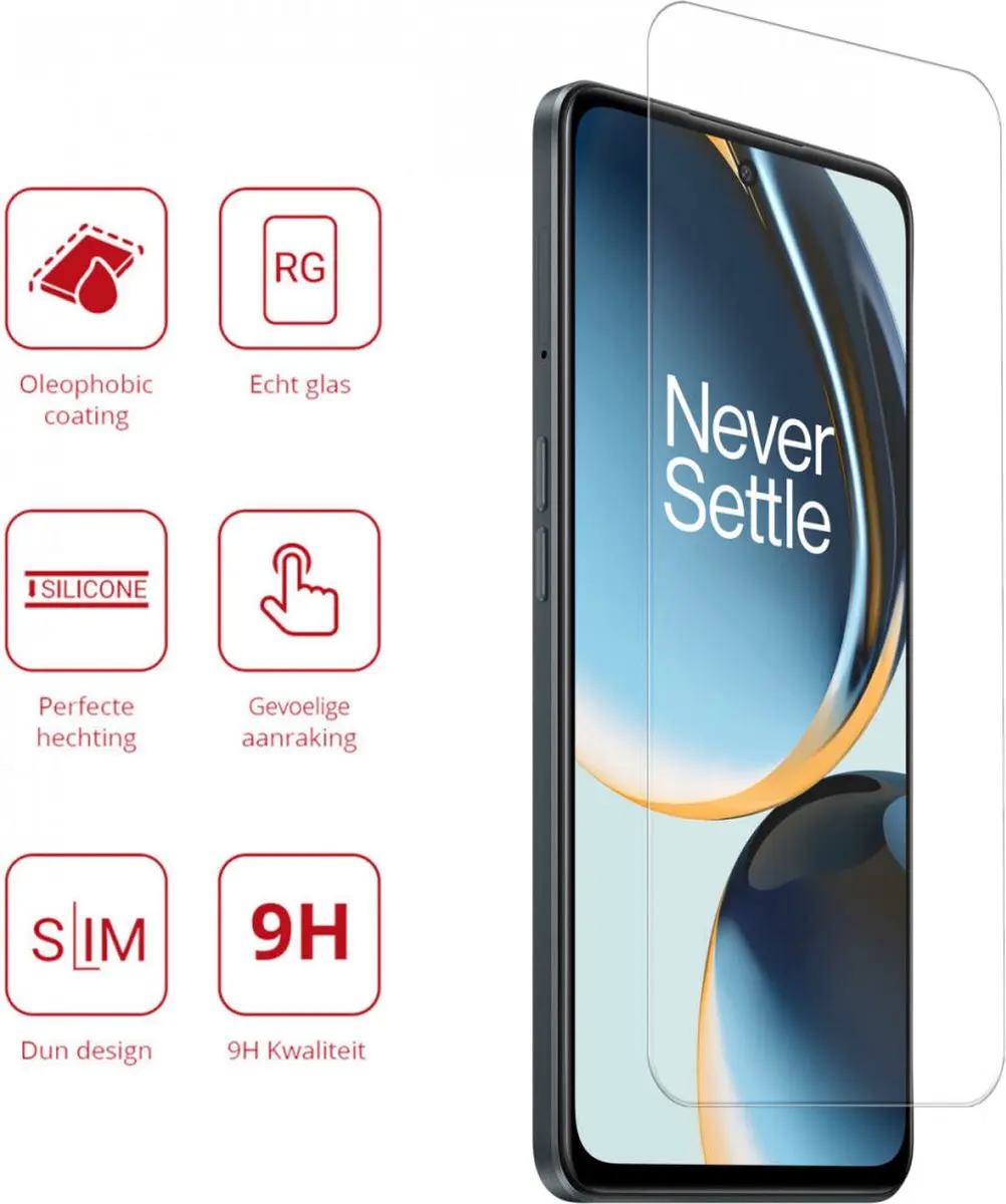 Rosso 9H Tempered Glass OnePlus Nord CE 3 Lite - 1 Stuk