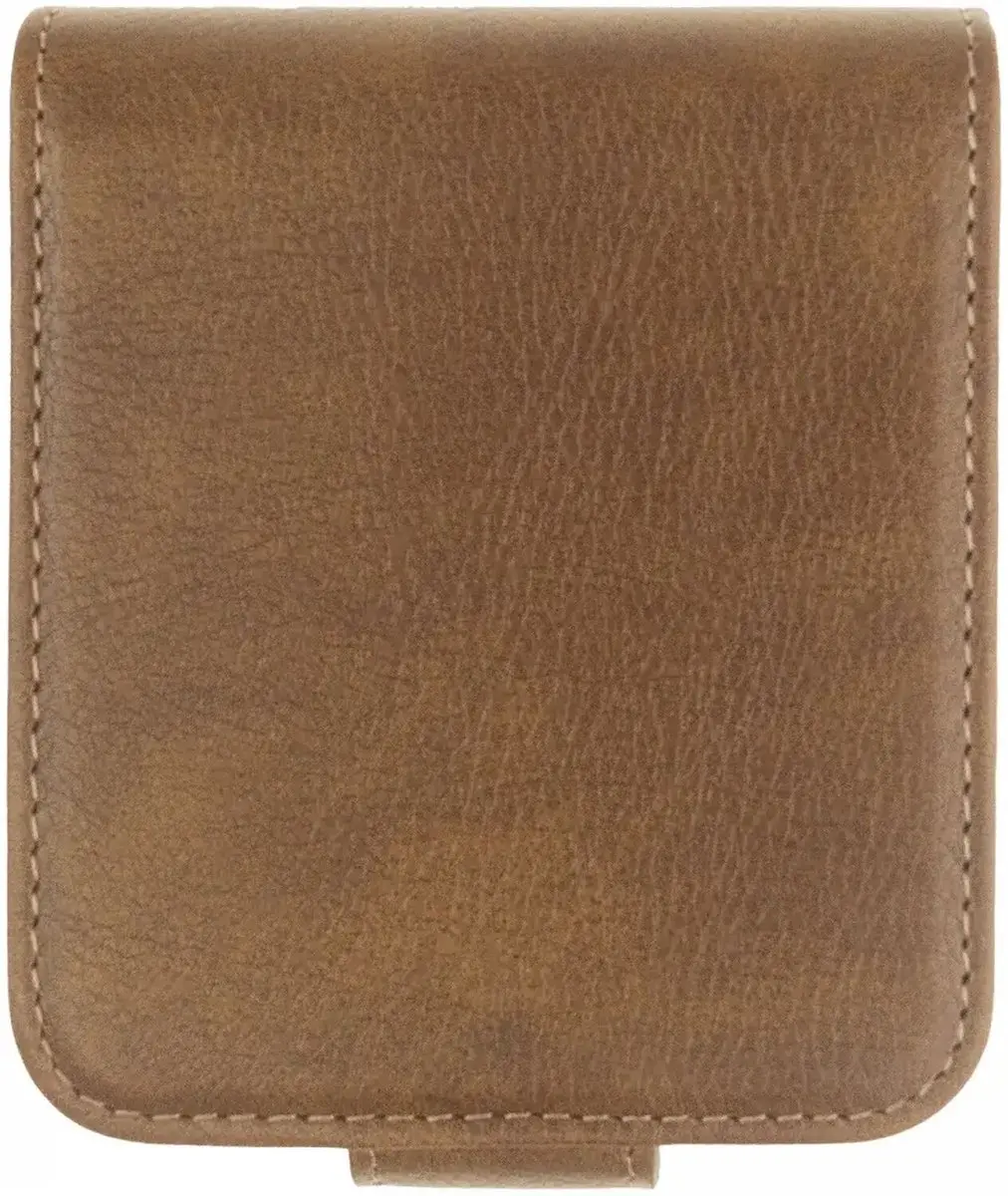 Rosso Element Book Case Wallet Z Flip 5 - 3 Pasjes - Bruin