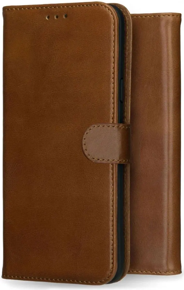 Rosso Deluxe Book Case Samsung Galaxy A15 - 3 Pasjes - Bruin