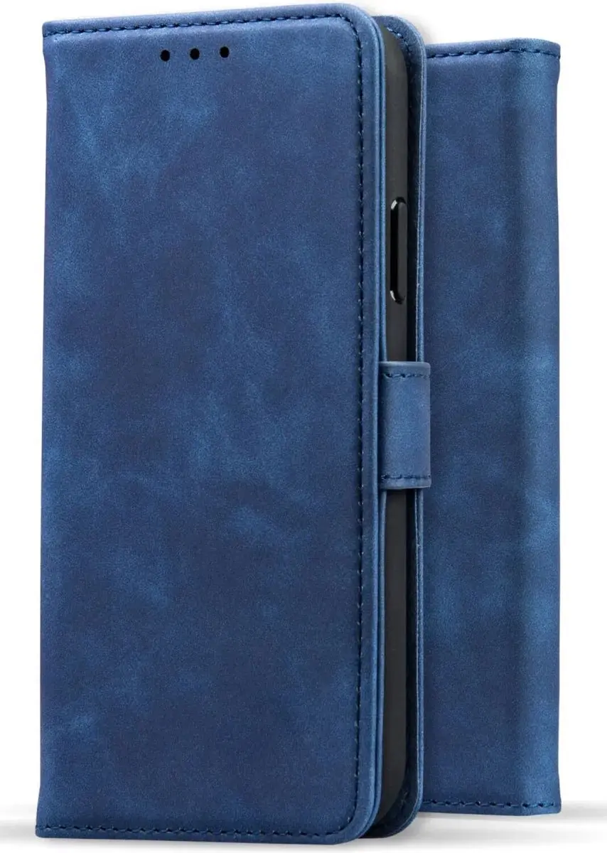Rosso Element Book Case Wallet Samsung Galaxy A05s - 3 Pasjes - Blauw