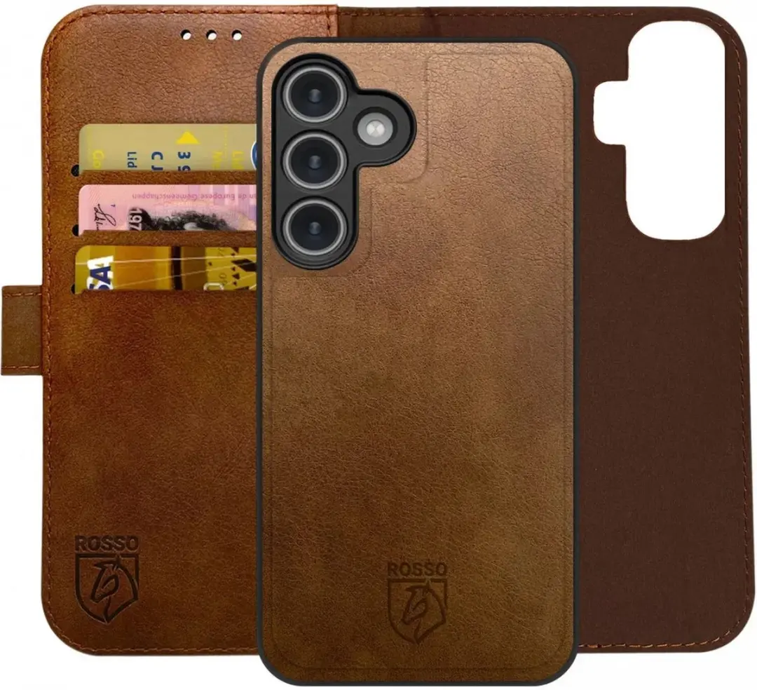 Rosso Element Uitneembaar 2-in-1 Hoesje Geschikt voor Samsung Galaxy S24 Plus