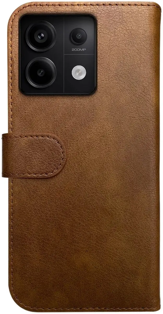 Rosso Element Book Case Wallet Xiaomi Redmi Note 13 Pro 5G - 3 Pasjes - Bruin