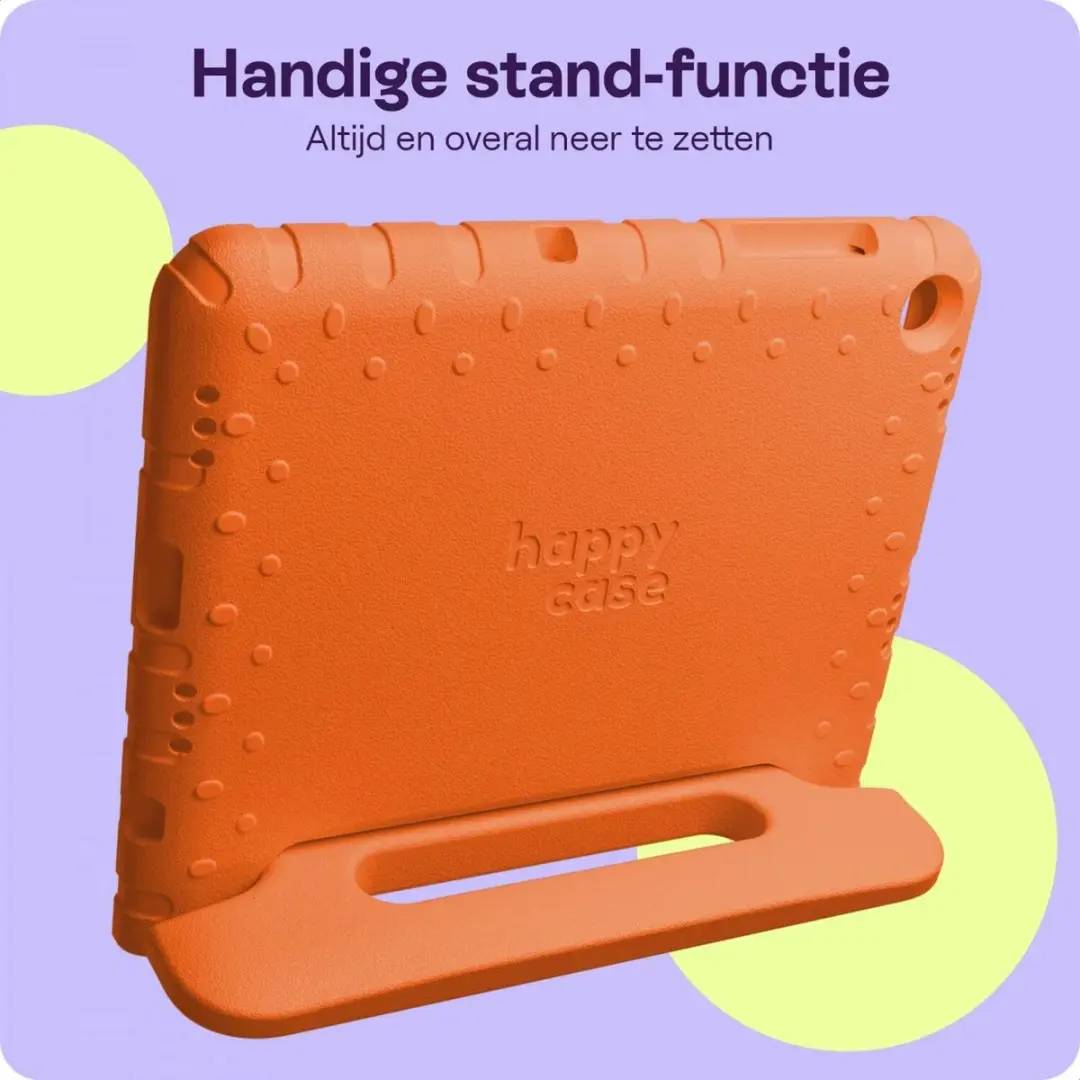 HappyCase Kinder Tablethoes Samsung Galaxy Tab A9 - 11" - Oranje