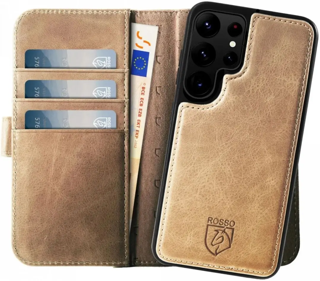 Rosso Elite Hoesje Geschikt voor Samsung Galaxy S23 Ultra