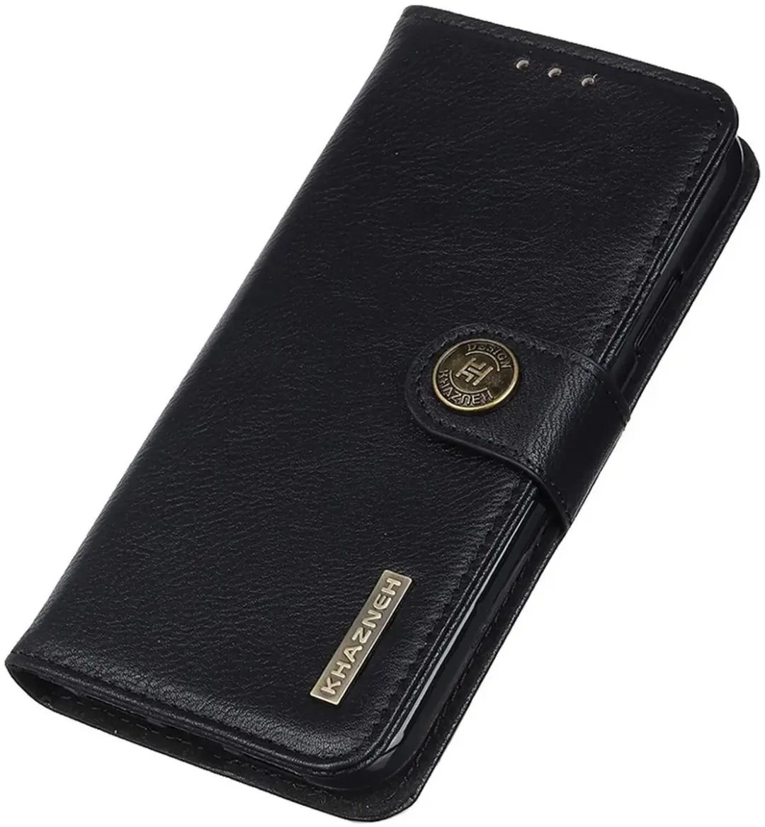 Khazneh Oppo A58 Hoesje Portemonnee - 3 Pasjes - Zwart - afbeelding 6 van 6