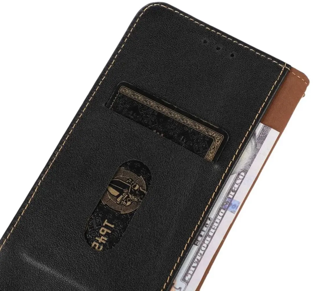 Khazneh Hoesje Xiaomi 14 Ultra - RFID Bescherming - Echt Leer Zwart