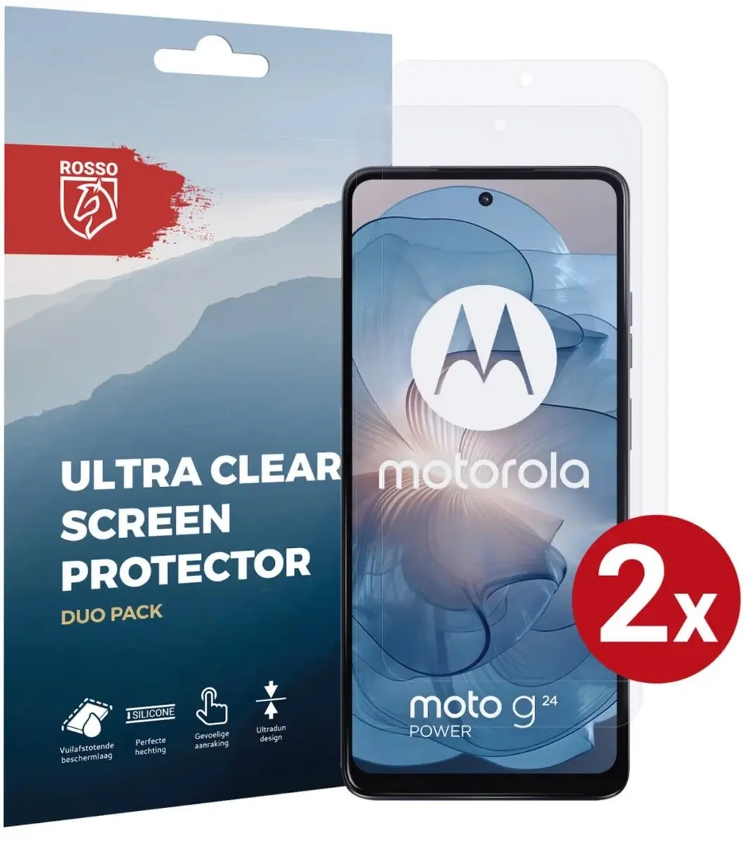 Rosso Screen Protector Geschikt voor Motorola Moto G24 Power