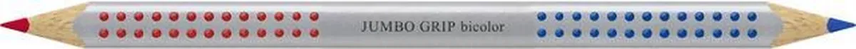 Faber-Castell Jumbo Grip Bicolor Kleurpotlood - Rood/Blauw