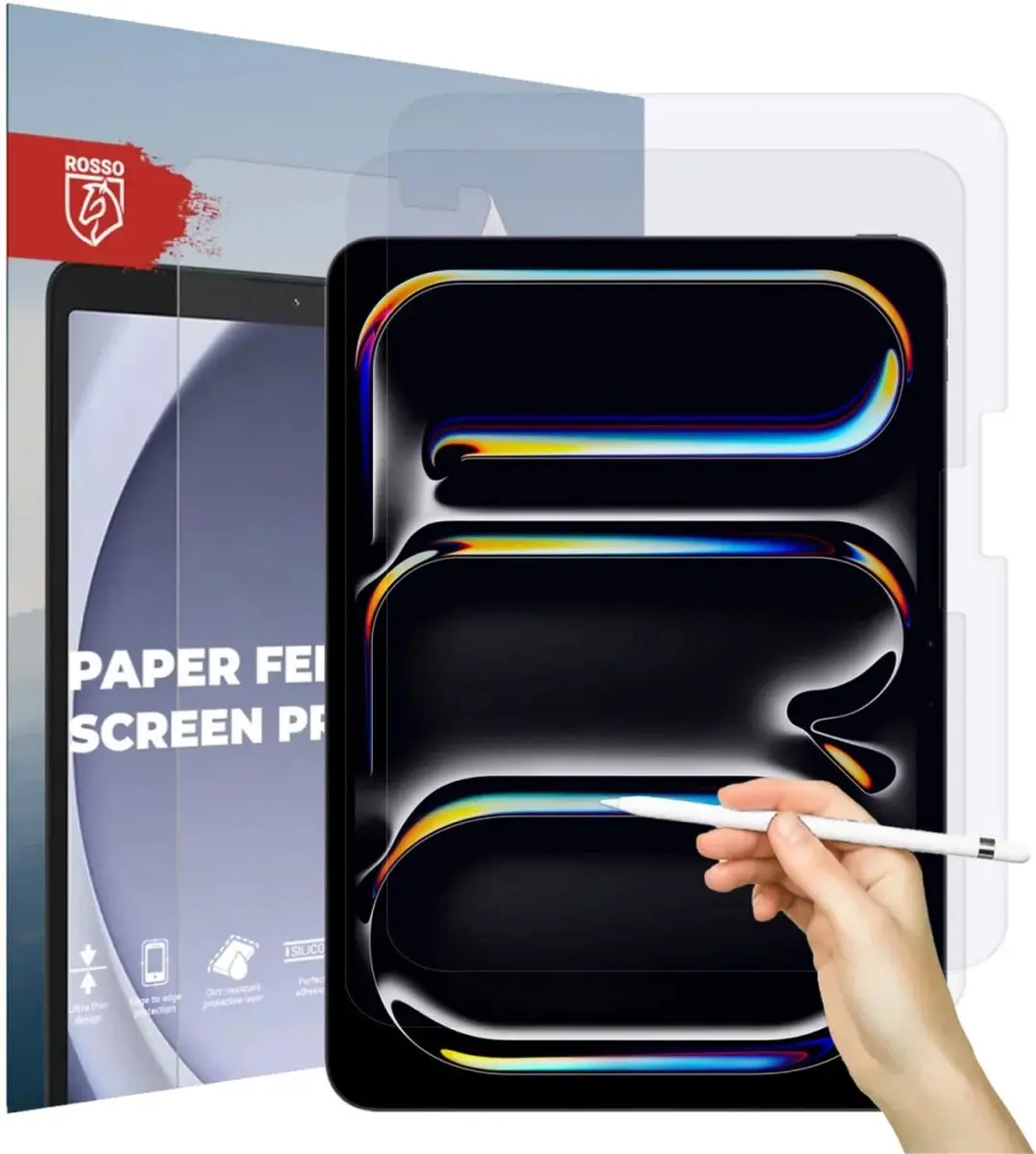 Rosso Screen Protector 193034 - iPad Pro 13 (2024) - Transparant - 2 Stuks