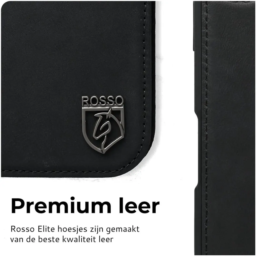 Rosso Elite 200150 Hoesje - Google Pixel 9/9 Pro - MagSafe - Zwart