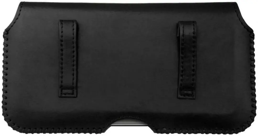 Rosso Deluxe Echt Leer Belt Case - MPN 200450 - Large - Zwart