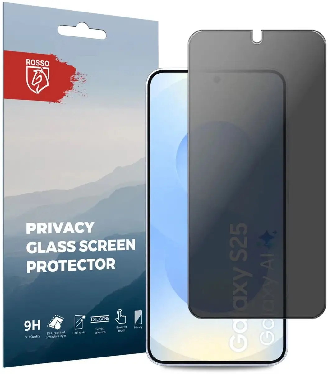 Rosso Privacy Screen Protector Geschikt voor de Samsung Galaxy S25