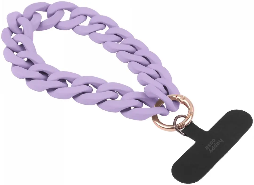 HappyCase Madeira Ketting Armband Telefoonkoord 30cm - Paars