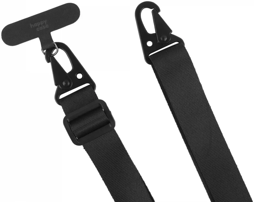 HappyCase Elba Keycord 120cm - Zwart - afbeelding 6 van 6