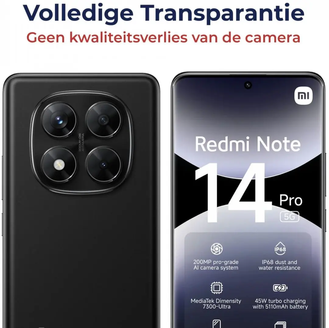 Rosso Camera Protector Xiaomi Poco X7/Redmi Note 14 Pro 5G - Ultra dun glas