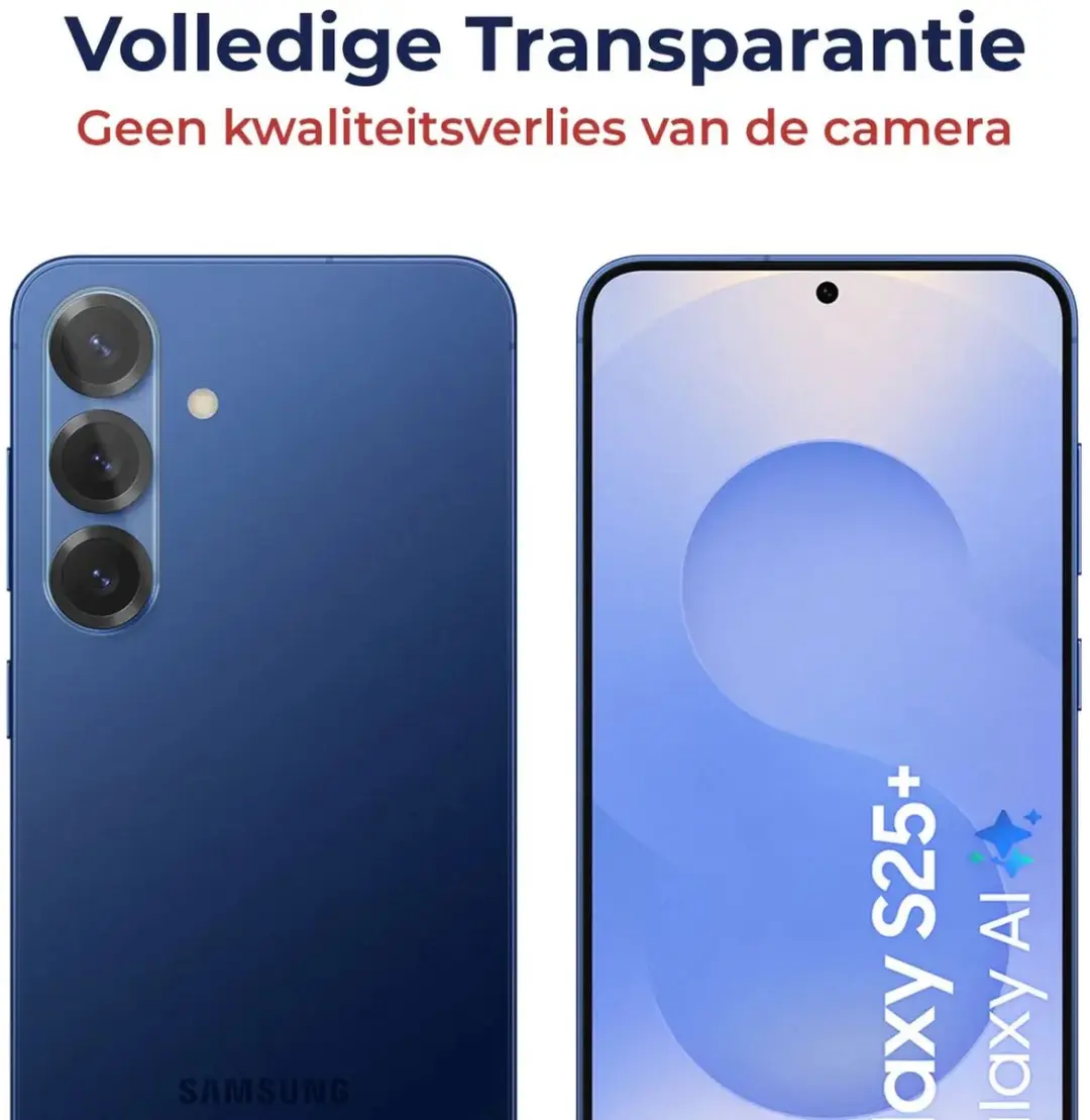 Rosso Camera Protector Samsung Galaxy S25 Plus - Ultra Dun Glas