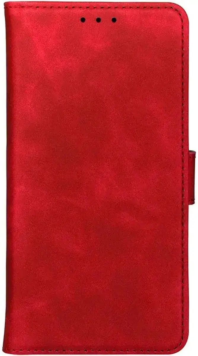 Rosso Element Wallet Book Case iPhone 16/17 - 3 Pasjes - Rood