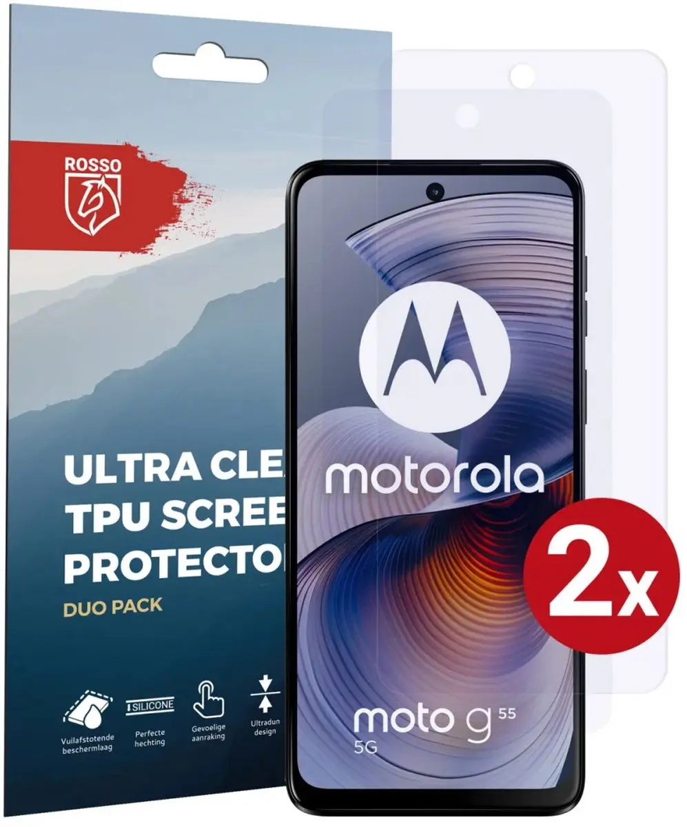 Rosso Screen Protector Geschikt voor Motorola Moto G55