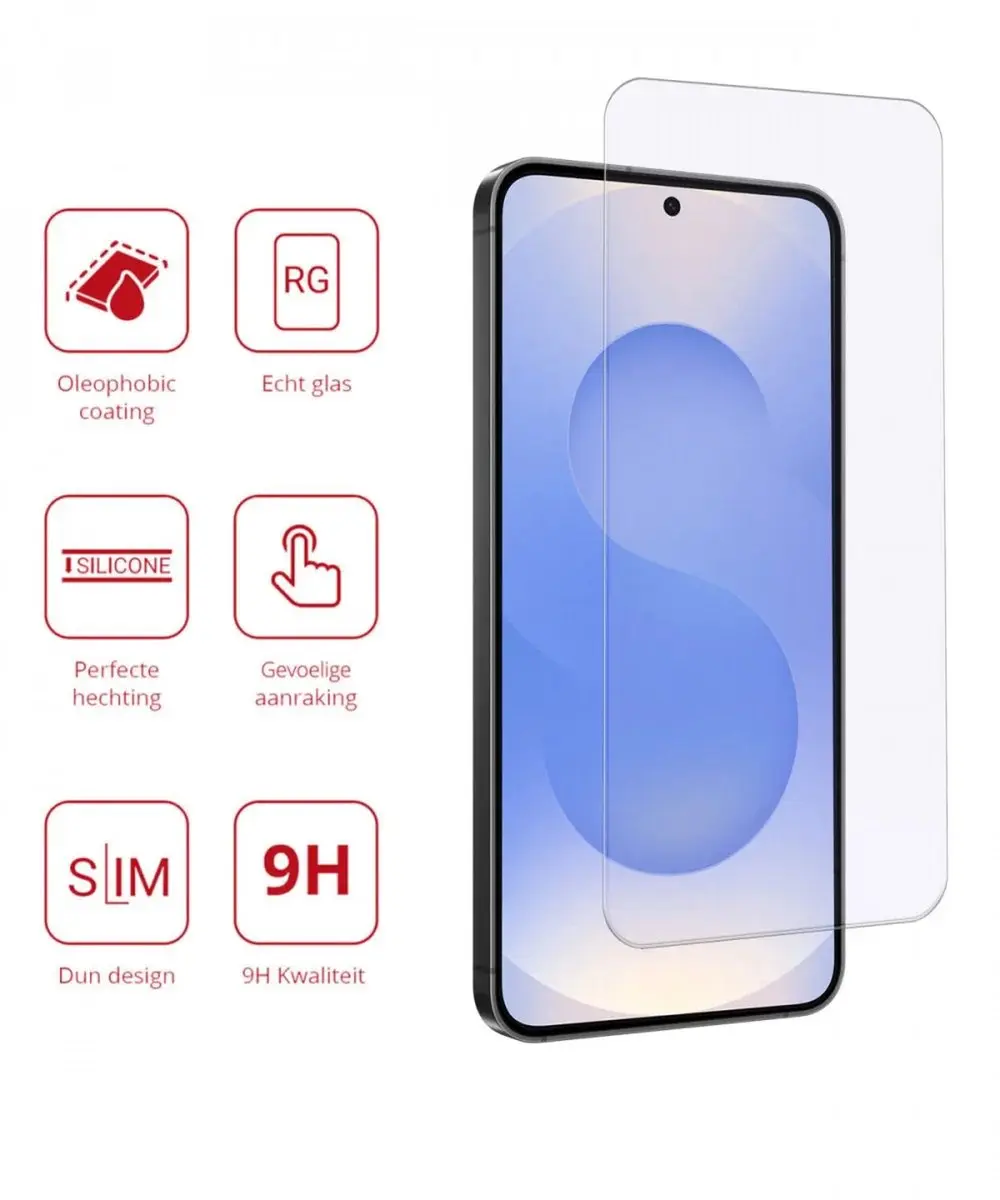 Rosso Screen Protector Samsung Galaxy S25 Plus 9H - Glasplaatje