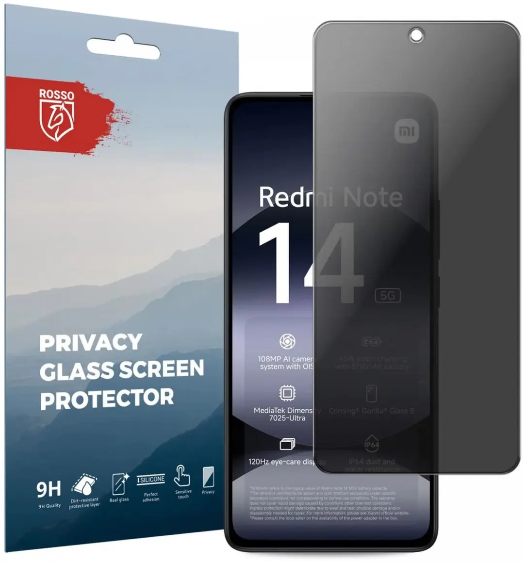 Rosso Privacy Screen Protector Xiaomi Redmi Note 14 4G