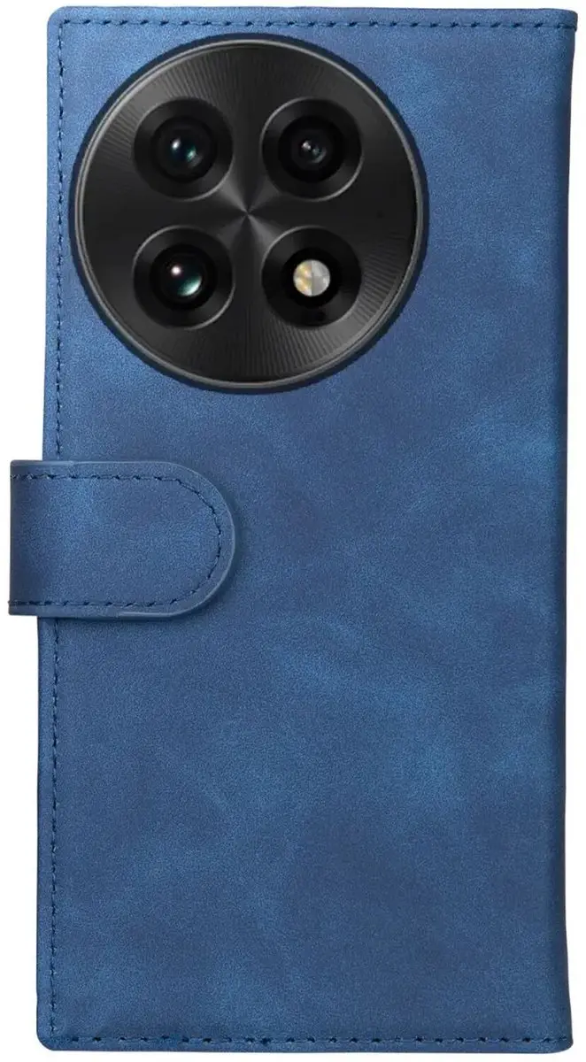 Rosso Element Wallet Book Case OnePlus 13R - 3 Pasjes - Blauw