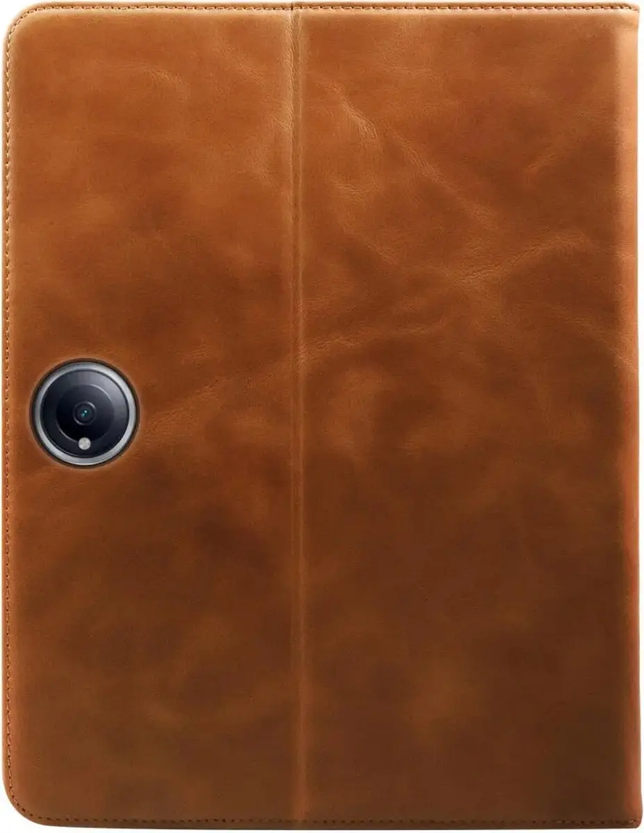 Rosso Deluxe OnePlus Pad 2 Hoes - Echt Leer Bruin - 208629