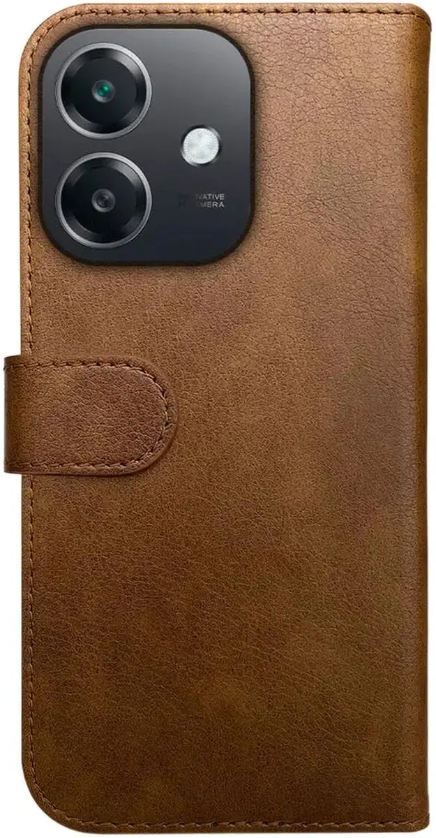 Rosso Element Wallet Book Case 208719 - Oppo A60/A40 - 3 Pasjes - Bruin