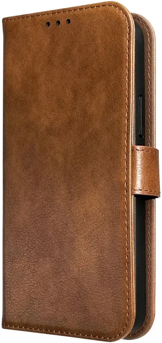 Rosso Element Wallet Book Case Oppo A60 - 3 Pasjes - Bruin
