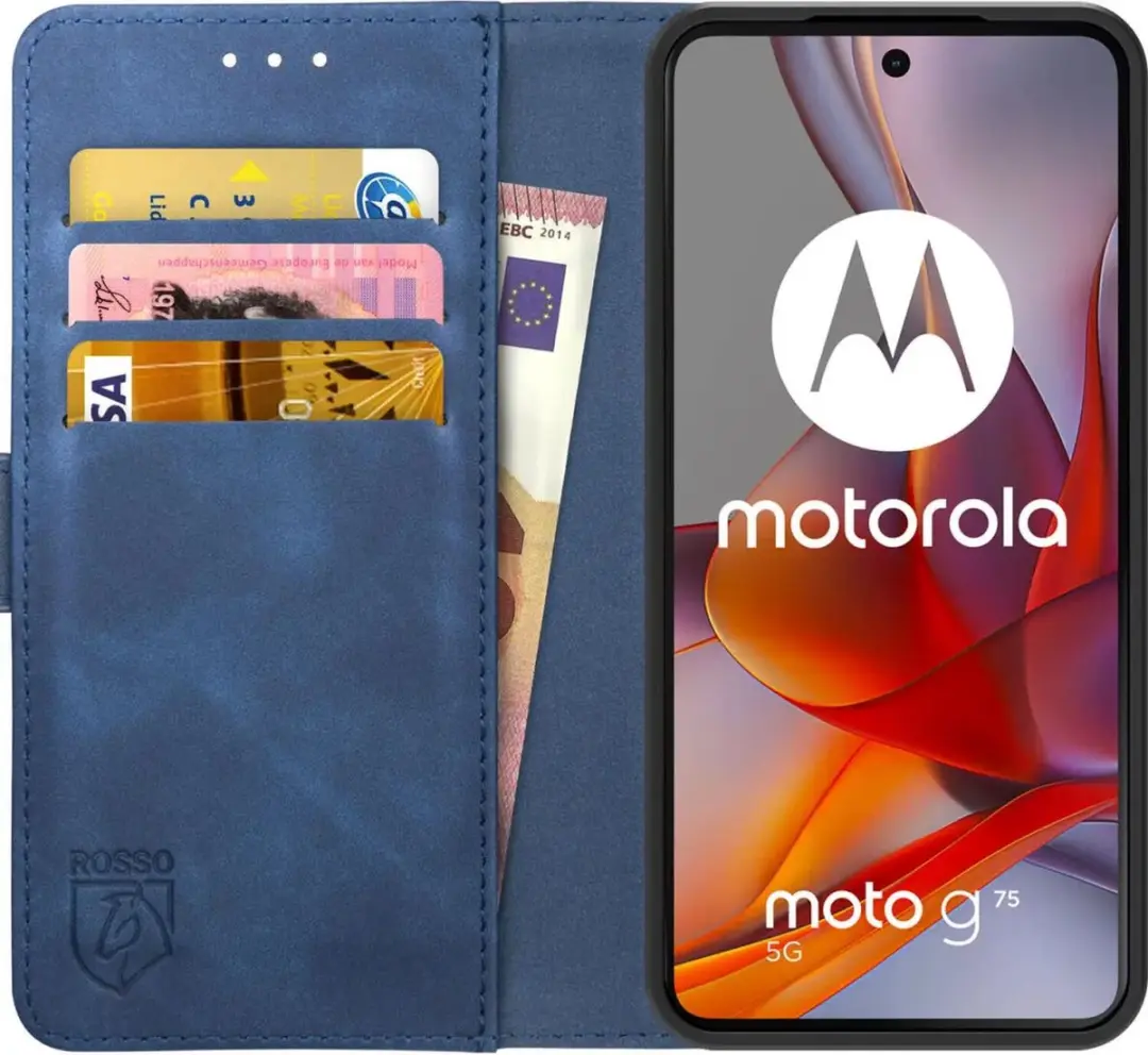 Rosso Element Geschikt voor Motorola Moto G75