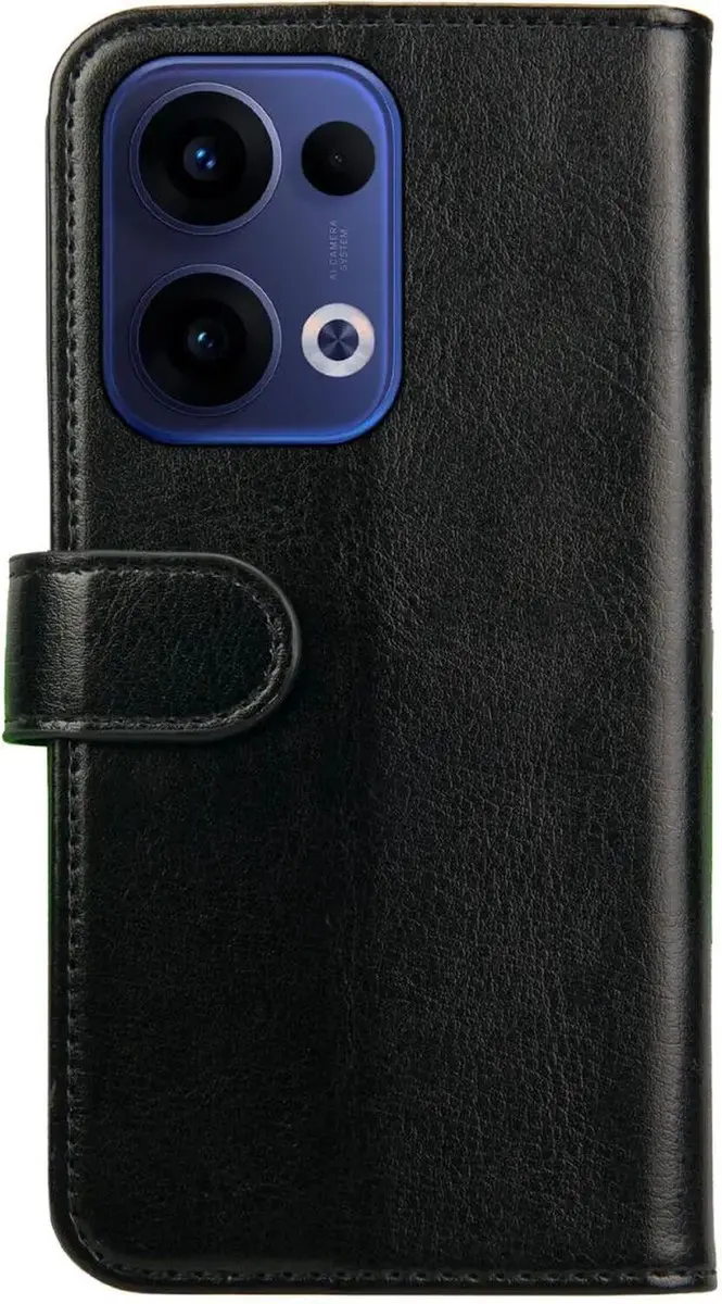 Rosso Element Wallet Book Case Oppo Reno 13 - 3 Pasjes - Zwart