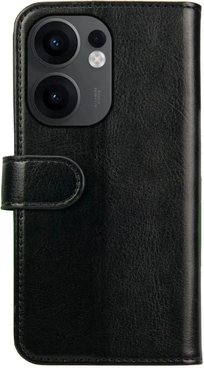 Rosso Element Wallet Book Case OPPO Reno 13 F - 3 Pasjes - Zwart