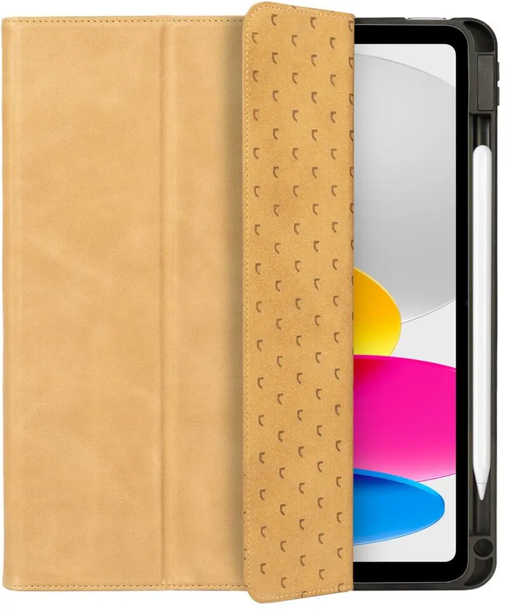 Rosso Elite 216741 Hoesje - Apple iPad 11 (2025) 10.9" - Lichtbruin
