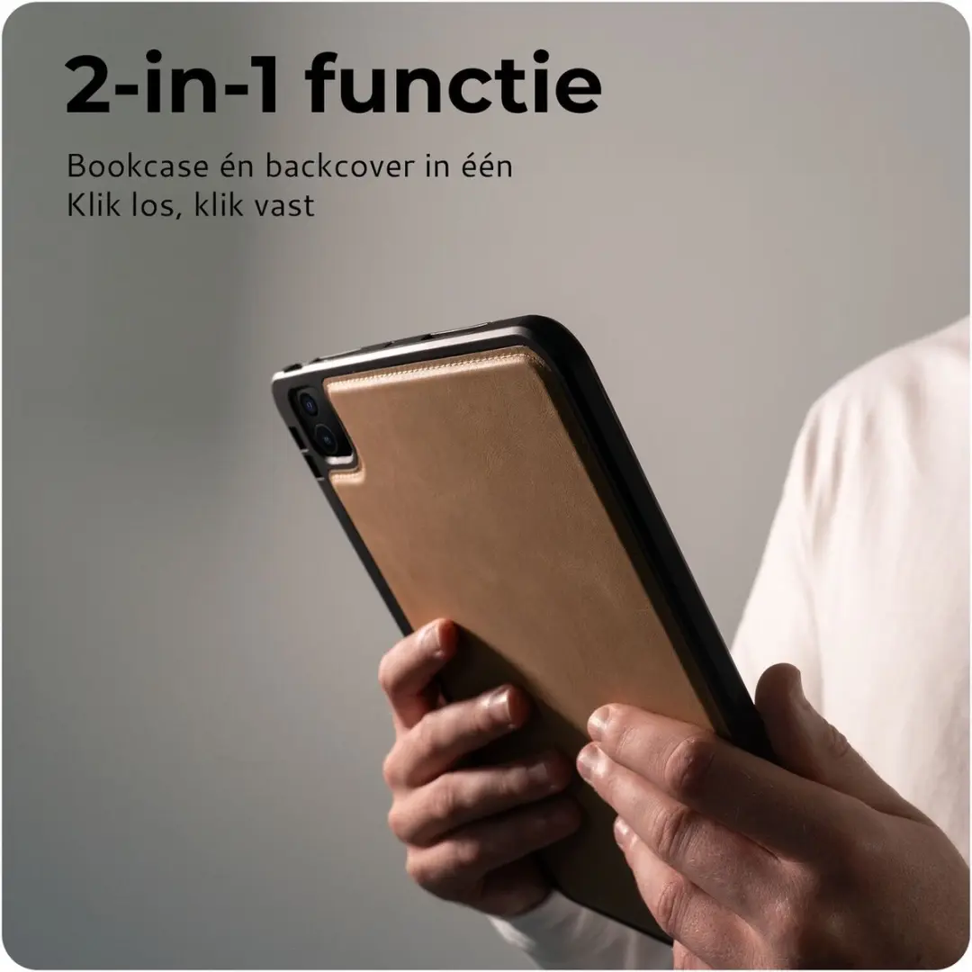 Rosso Elite 216741 Hoesje - Apple iPad 11 (2025) 10.9" - Lichtbruin