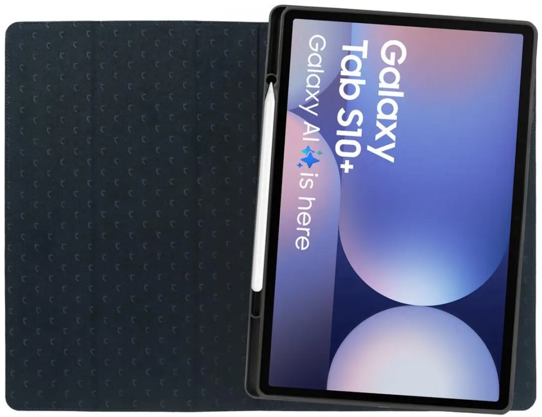 Rosso Elite 216789 Hoes Samsung Galaxy Tab S9/S10 FE Plus - 12.4" - Zwart