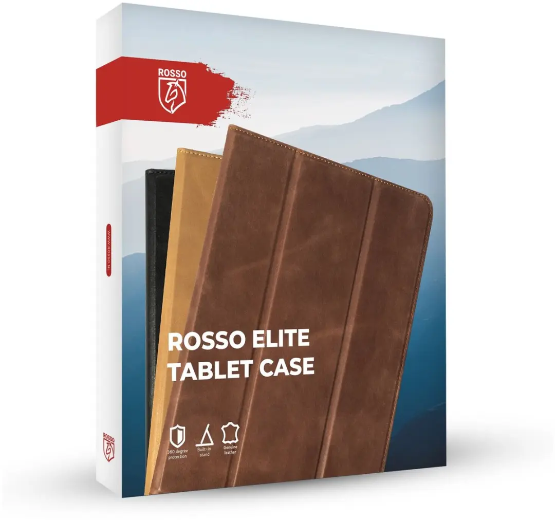Rosso Elite 216795 Tablethoes - Samsung Galaxy Tab S9/S10 FE - Licht bruin