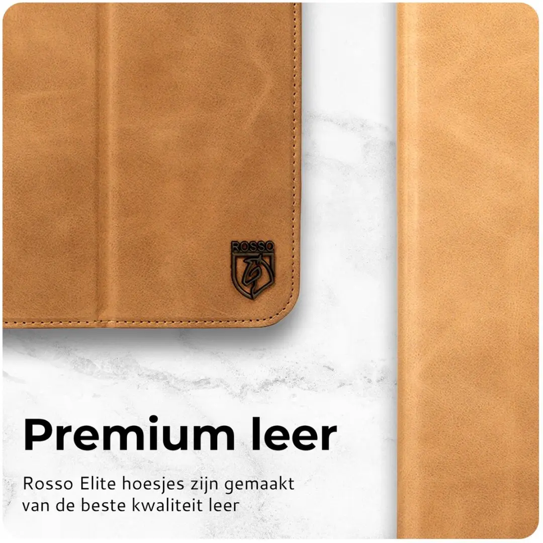 Rosso Elite 216795 Tablethoes - Samsung Galaxy Tab S9/S10 FE - Licht bruin