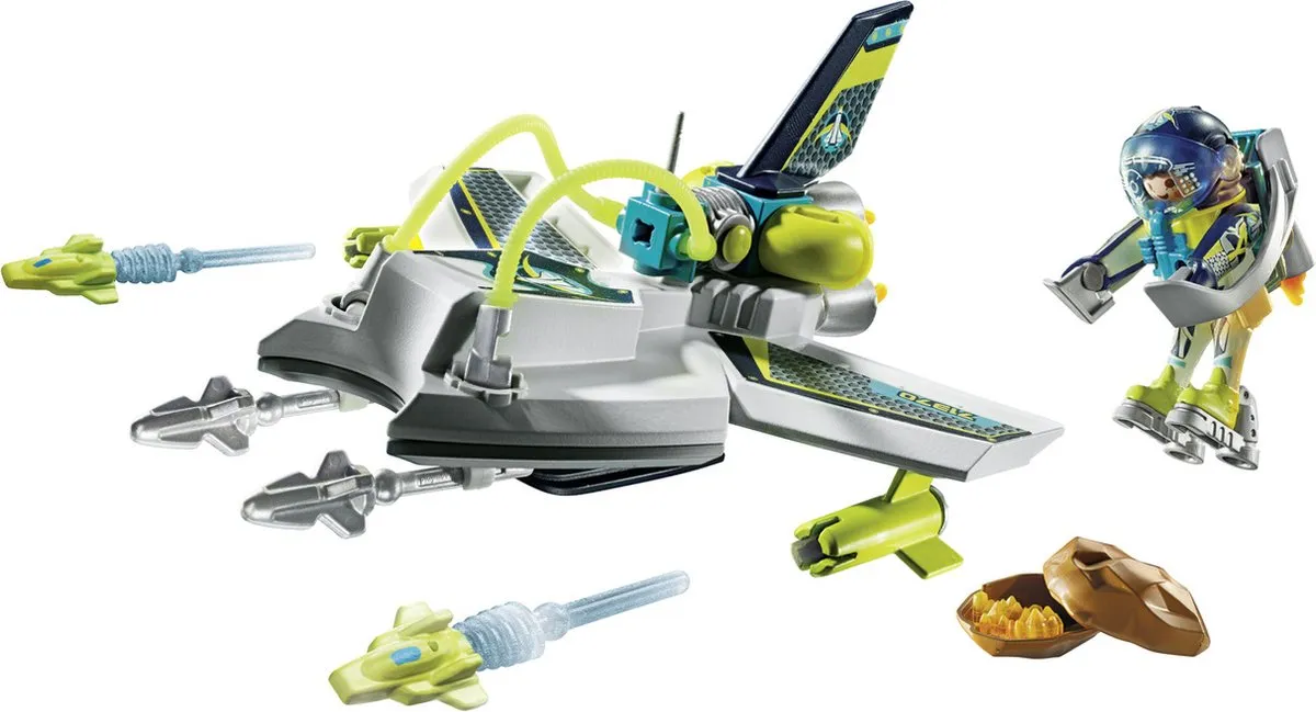 Playmobil Space High-Tech Ruimtedrone 71370 - Multicolor