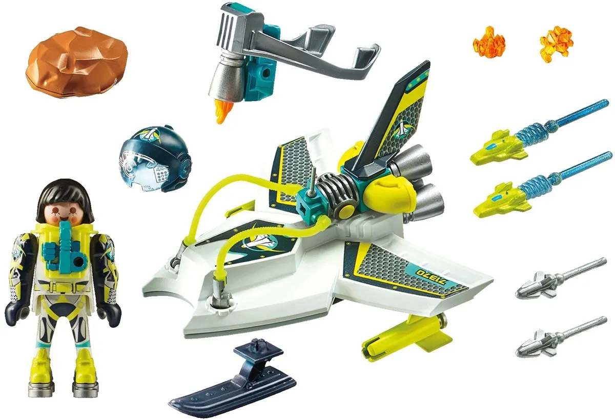 Playmobil Space High-Tech Ruimtedrone 71370 - Multicolor