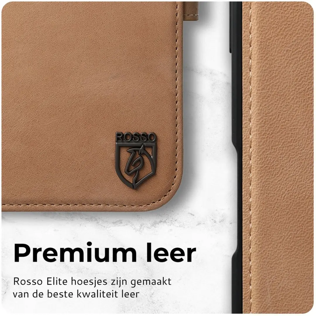 Rosso Elite 218802 Hoesje iPhone 17 Pro Max - MagSafe - Lichtbruin