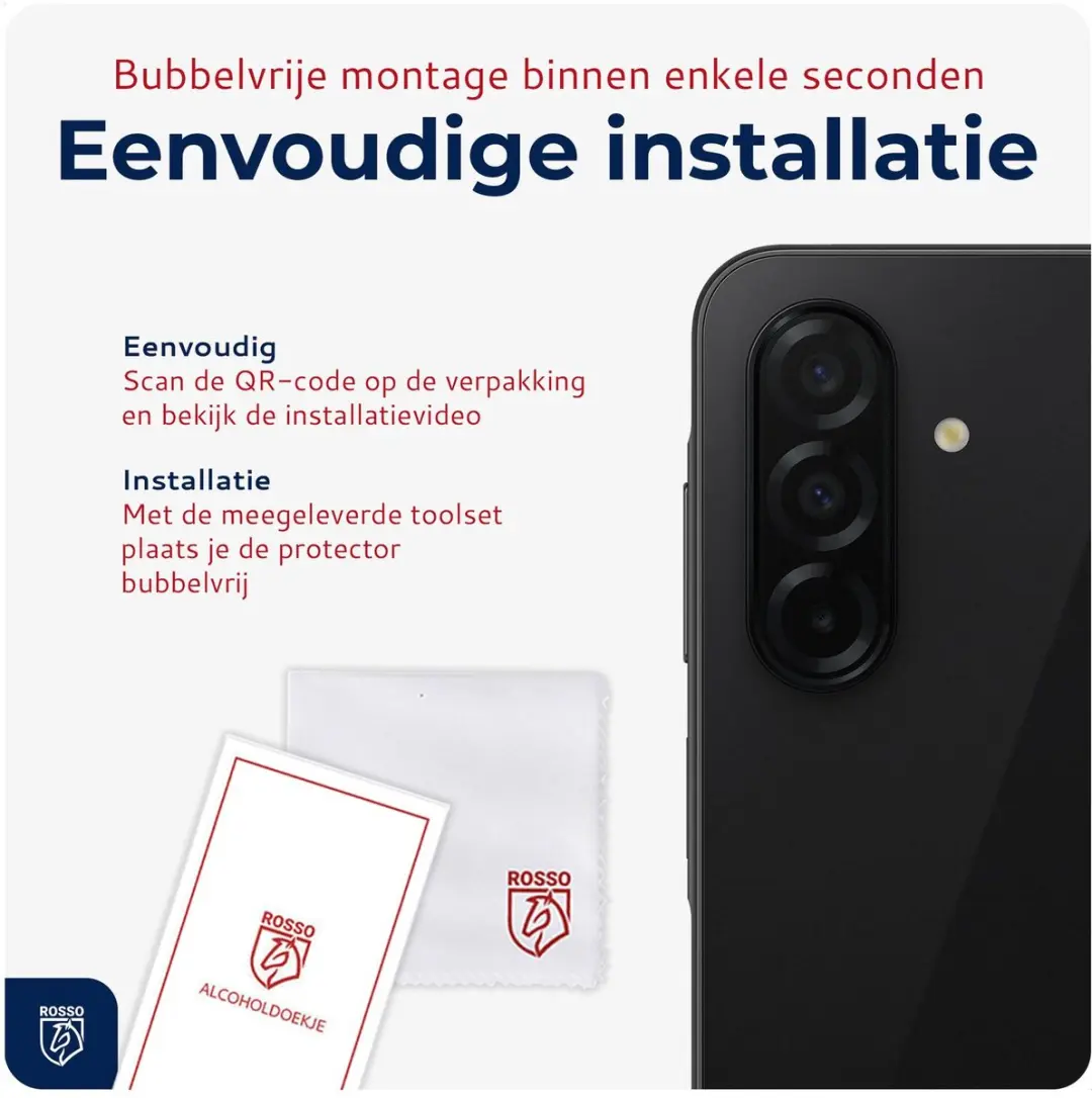 Rosso Camera Protector Samsung Galaxy A26 - Ultra Dun Glas - Transparant - afbeelding 6 van 6