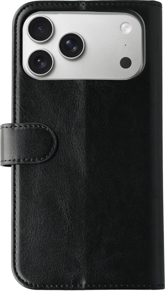Rosso Element Wallet Book Case iPhone 17 Pro Max - 3 Pasjes - Zwart