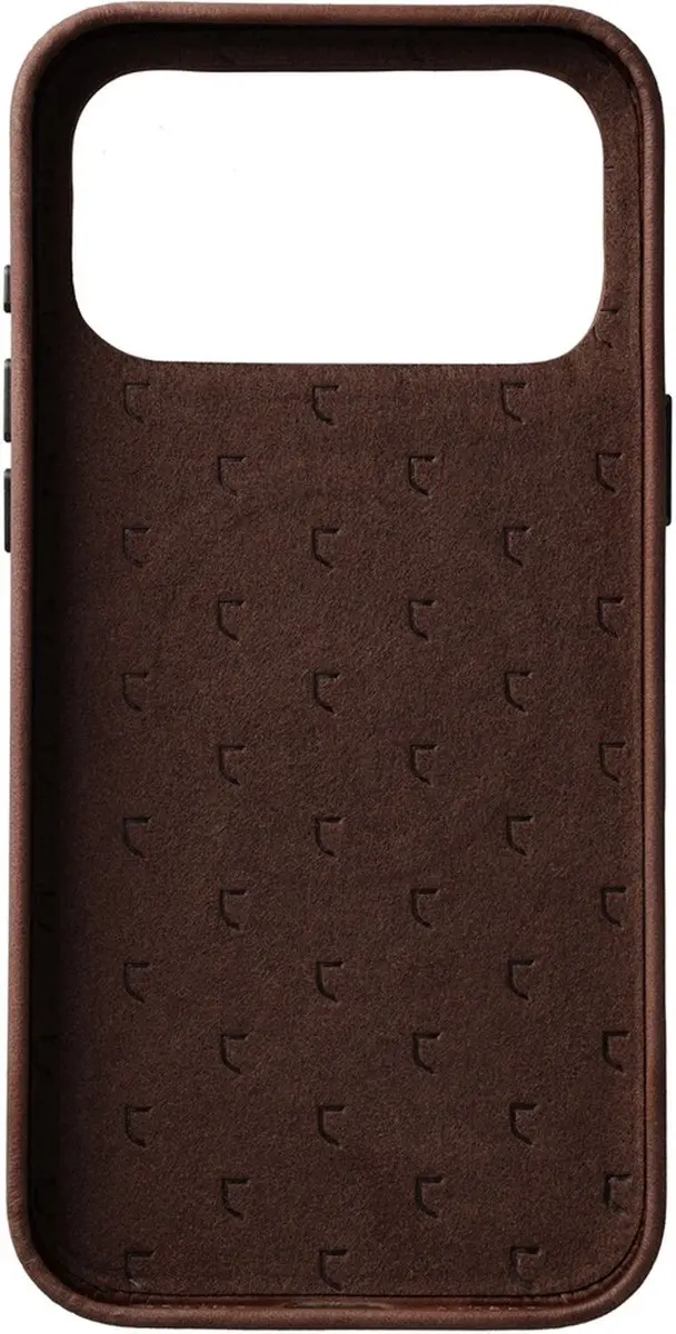 Rosso Elite 218754 Hoesje iPhone 17 Pro - Echt Leer - Bruin