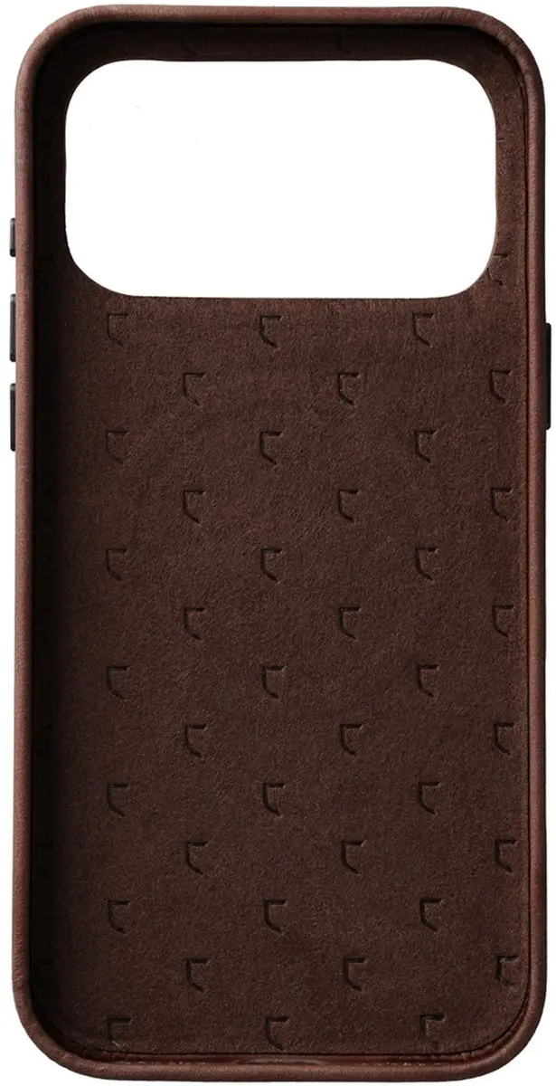 Rosso Elite 218754 Hoesje iPhone 17 Pro - Echt Leer - Bruin