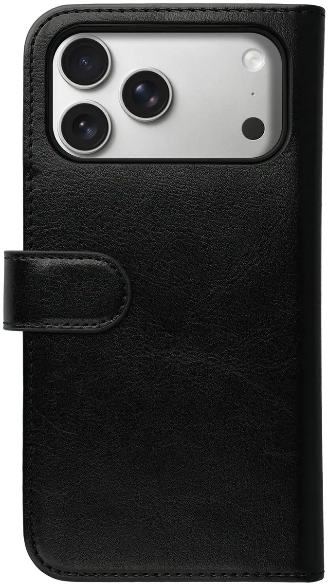 Rosso Element 218718 iPhone 17 Pro Max Hoesje - 3 Pasjes - Zwart