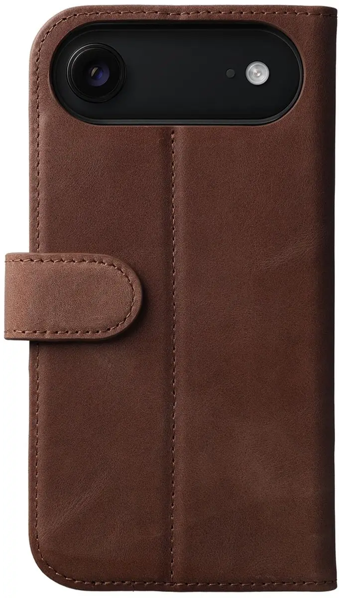 Rosso Elite 218808 Hoesje iPhone Air - Bruin - 3 Pasjes - afbeelding 6 van 6