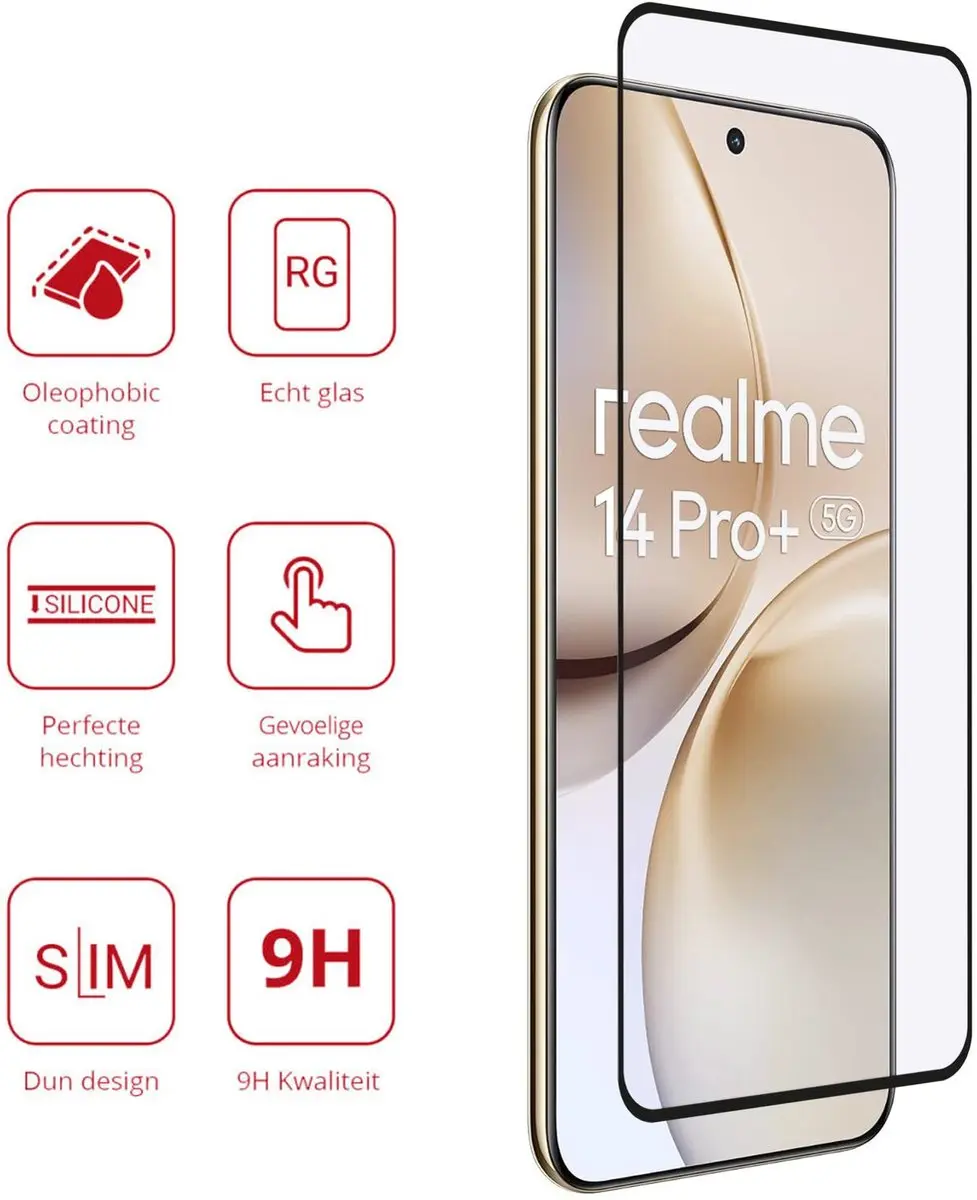 Rosso Screen Protector Realme 14 Pro Plus - 9H Tempered Glass