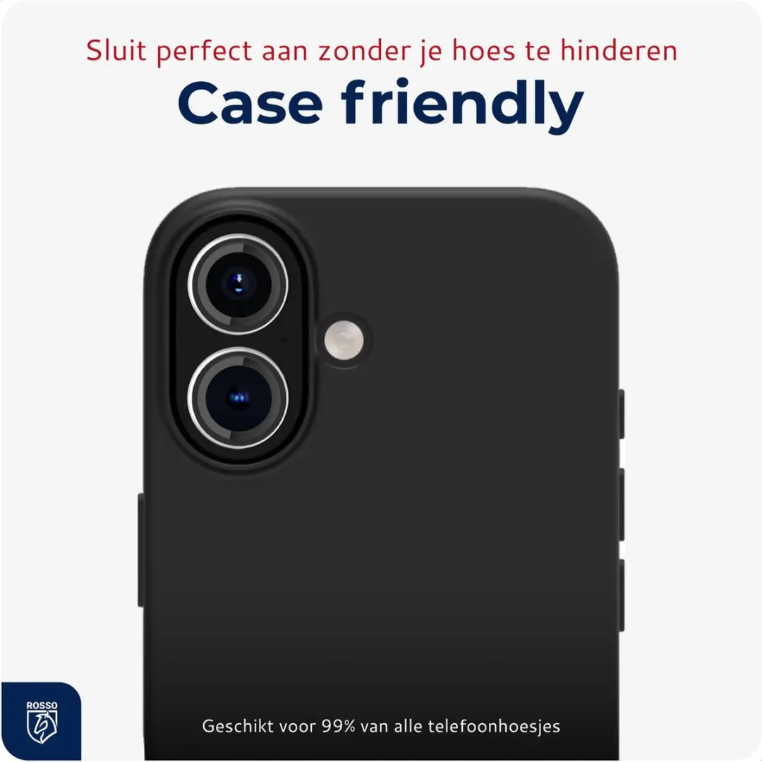 Rosso Camera Frame Protector iPhone 17 - 9H Glas - Transparant - afbeelding 6 van 6
